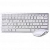 Teclado e Mous Ultra-Slim Baterias Teclado Sem fio, mouse se