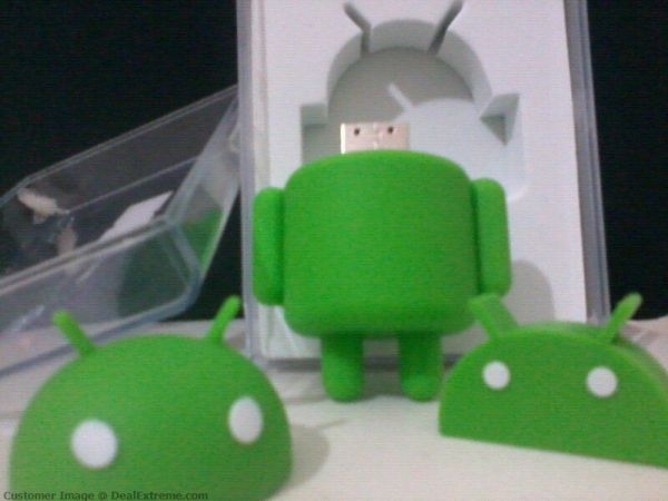 Bonito Google Android design USB Flash Jump Drive - Green